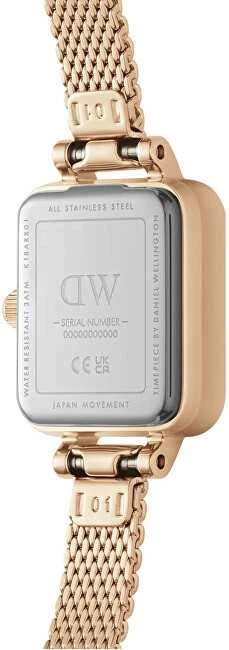 Laikrodis Daniel Wellington Micro Quadro Mini Melrose Amber DW00100649