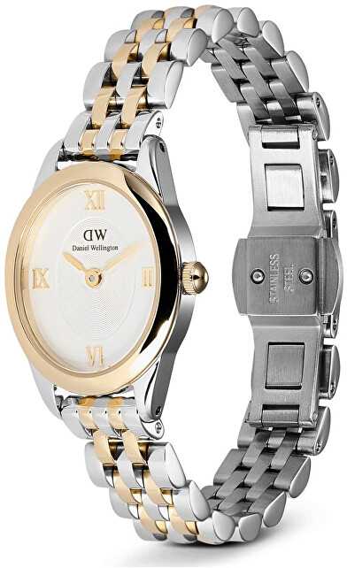 Laikrodis Daniel Wellington Ophelia Mini dviejų atspalvių auksinė DW00100811