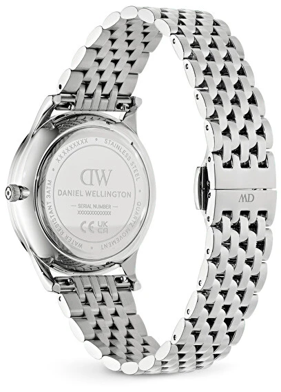 Laikrodis Daniel Wellington Pathfinder GMT 39 7-Link Frost-Baltas S DW00100973