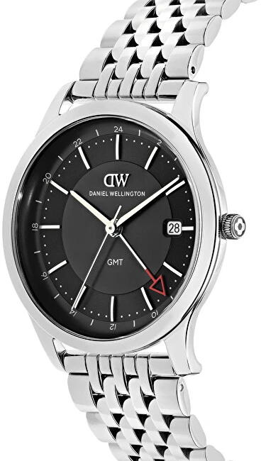 Laikrodis Daniel Wellington Pathfinder GMT 39 7-Link Juodas S DW00100978