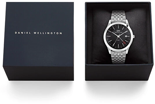Laikrodis Daniel Wellington Pathfinder GMT 39 7-Link Juodas S DW00100978