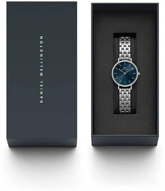 Laikrodis DANIEL WELLINGTON DW00100664. Kvarcas, Spalva mėlyna. Moteris.