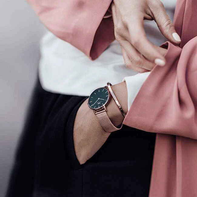 Laikrodis moterims DANIEL WELLINGTON DW00100217 - PETITE MELROSE (zx705b)