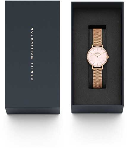 Laikrodis DANIEL WELLINGTON DW00100663. Kwarcowy, Kolor rožinė. Kobieta.