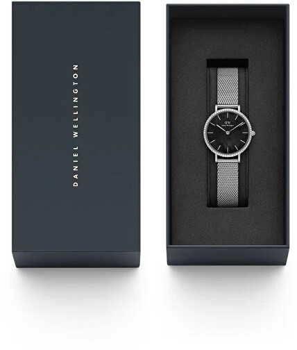 Laikrodis DANIEL WELLINGTON DW00100661. Kvarcas, Juoda Spalva. Moteris.