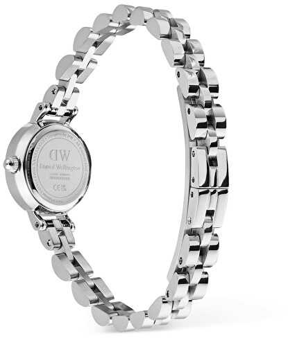 Laikrodis Daniel Wellington Petite Mini 19 Arch 3-Link Baltas Sidabrinis DW00100853