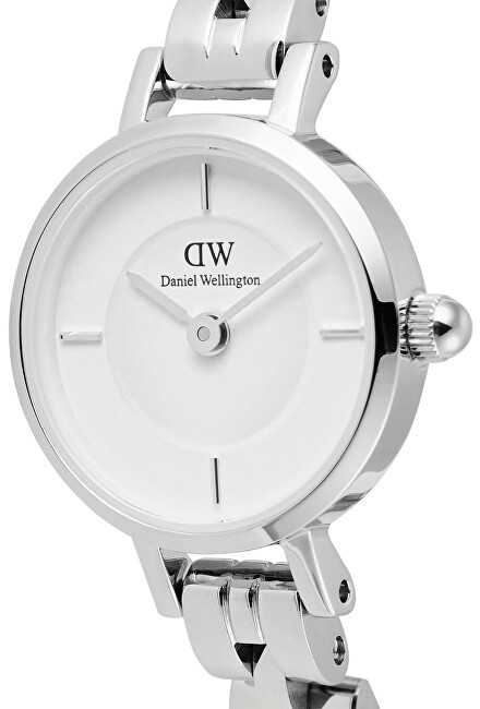 Laikrodis Daniel Wellington Petite Mini 19 Arch 3-Link Baltas Sidabrinis DW00100853