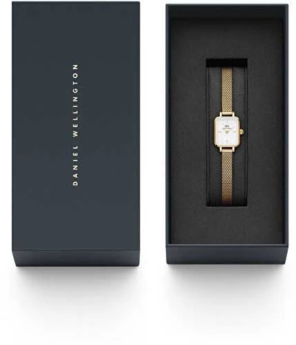 MOTERIS LAIKRODIS DANIEL WELLINGTON Quadro Mini 15mm DW00100725 + BOX (zw524a)