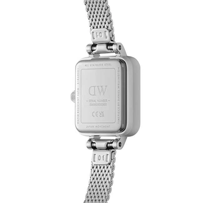 MOTERIŠKAS LAIKRODIS DANIEL WELLINGTON Quadro Mini 15mm DW00100726 + BOX (zw524b)