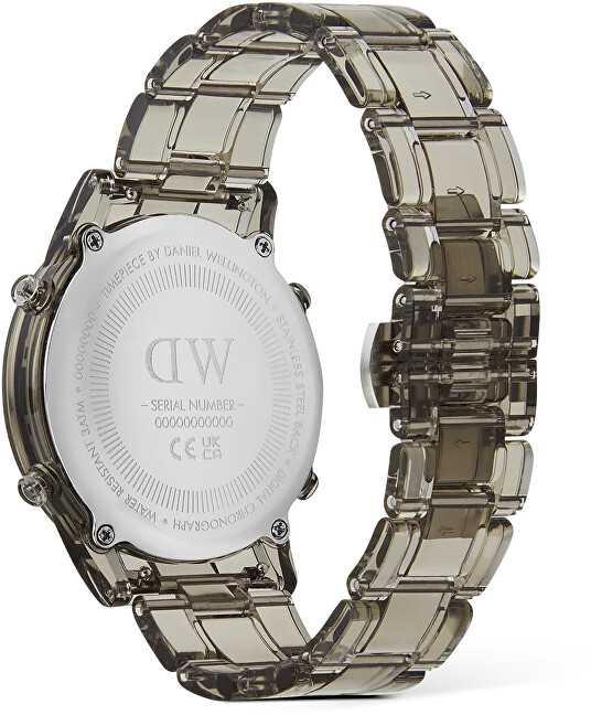 Laikrodis DANIEL WELLINGTON DW00100766. Kvarcas, Juoda Spalva. Unisex.