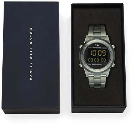 Laikrodis DANIEL WELLINGTON DW00100768. Kvarcas, Juoda Spalva. Unisex.