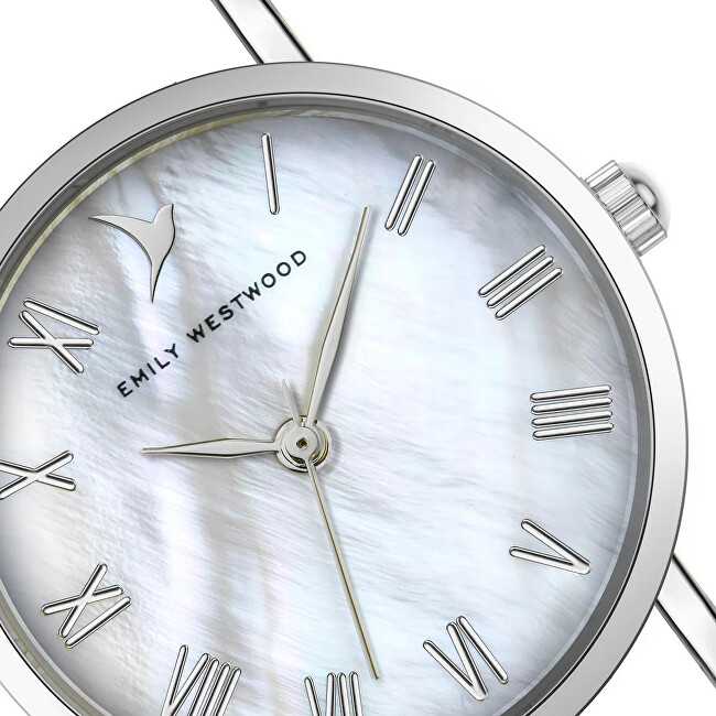 Laikrodis Emily Westwood Plieninis perlas EKH-5714SQ