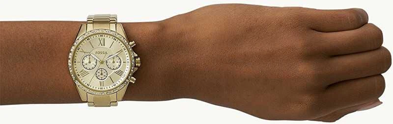 FOSSIL Modernus Chronograph Moteriškas Laikrodis BQ3378 + DĖŽUTĖ