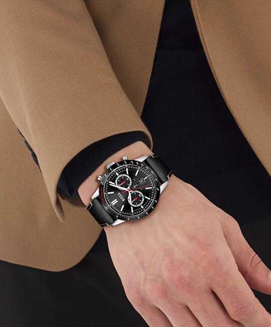 Laikrodis HUGO BOSS 1513920. Quarcowy, Spalvingas. Vyriškas.