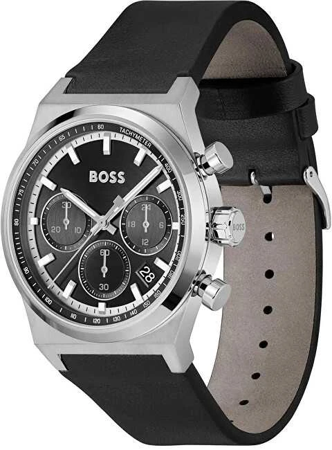 Hugo Boss Laikrodis BOSS 1514218. Kwarcowy, Kolor juoda. Mężczyzna.