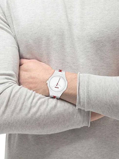 Hugo Boss Vyriškas laikrodis HUGO Lit For Him Baltas 1530345 + BOX
