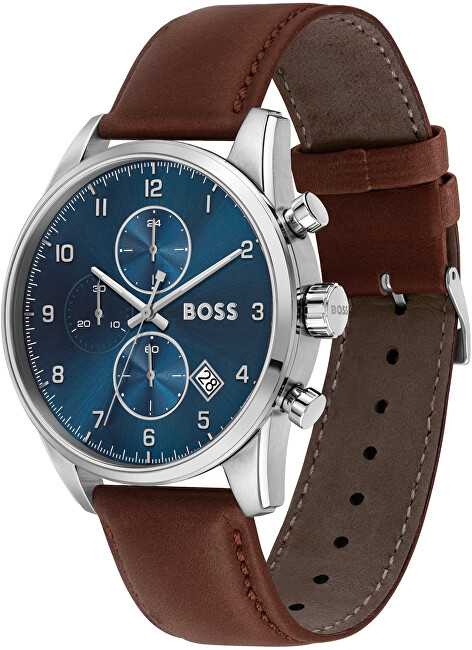 Hugo Boss Laikrodis BOSS 1513940. Kvarcas, Spalva mėlyna. Žmogus.