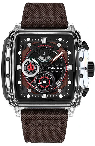 Laikrodis Police Clout PEWGC00770X0 gift set + spare straps
