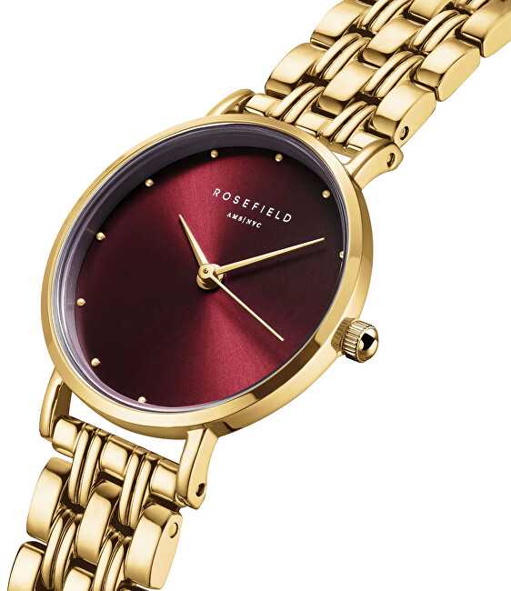 Laikrodis Rosefield Mažos redakcijos Burgundy Gold SEGSG-SE01