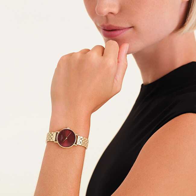 Laikrodis Rosefield Mažos redakcijos Burgundy Gold SEGSG-SE01