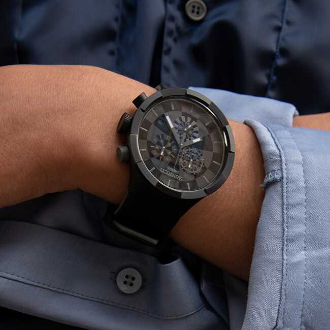 Laikrodis SWATCH CHECKPOINT Juodas SB02B400