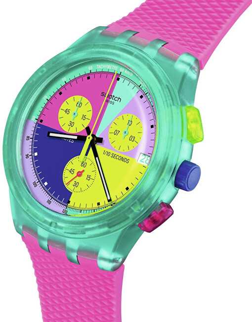 Laikrodis Swatch Neoninė blyksnio rodyklė SUSG408