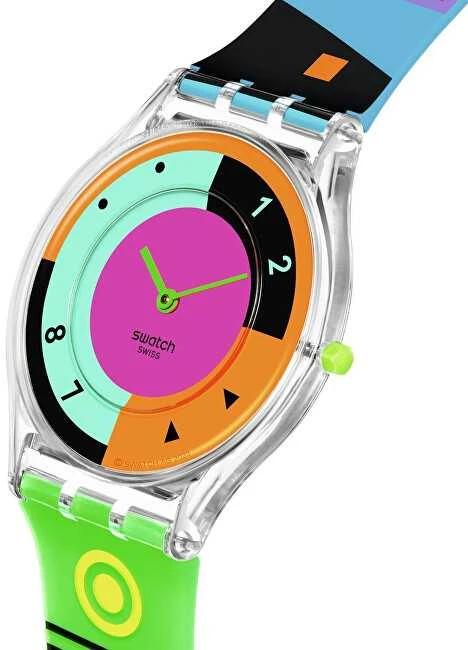 Laikrodis Swatch Neoninis karštas lenktynininkas SS08K119