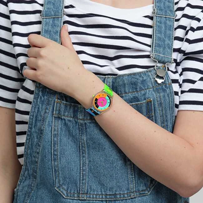 Laikrodis Swatch Neoninis karštas lenktynininkas SS08K119