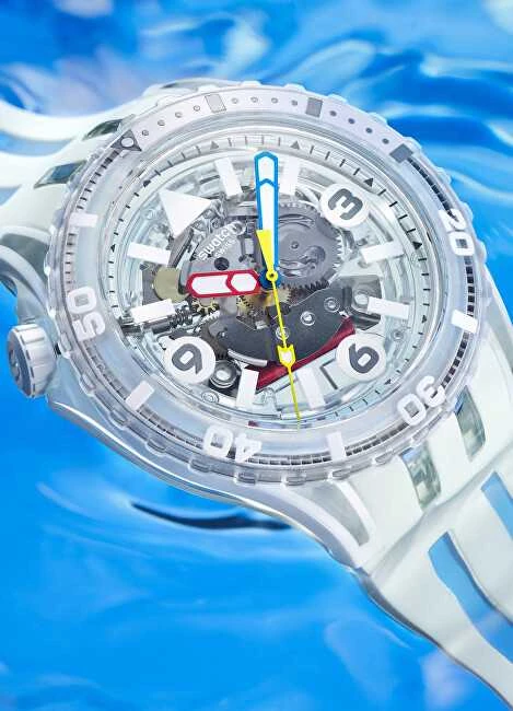 Laikrodis Swatch Scubaqua Aurelia Aurita SSCU09K100