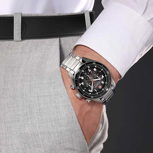 Laikrodis Swiss Military Hanowa Greyhound Chrono SMWGI0003803