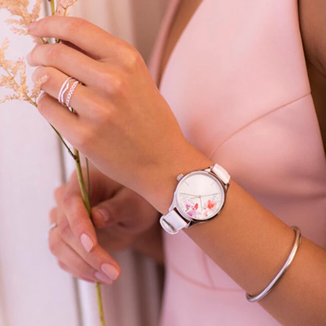 Laikrodis Timex Krištolinis žiedas „Swarovski“ TW2R66800D7
