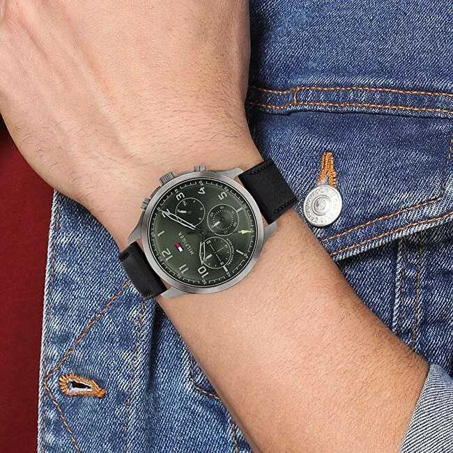 Vyriškas laikrodis TOMMY HILFIGER 1791856 ASHER (zf040c) + BOX