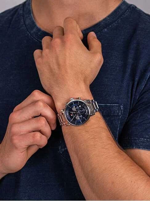 Vyriškas laikrodis TOMMY HILFIGER 1710409 EVAN (zf033b)
