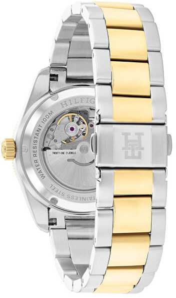 Laikrodis TOMMY HILFIGER 1710552. Automatinis, Juoda Spalv. Vyriški.
