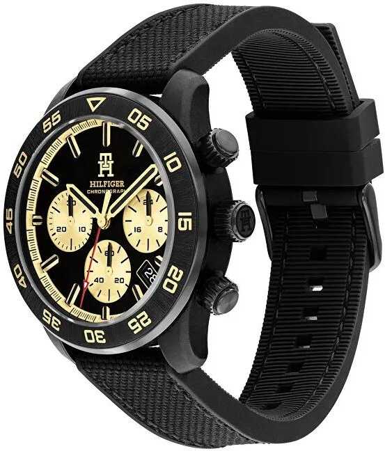 Laikrodis TOMMY HILFIGER 1792182. Kvarcas, Juoda Spalva. Vyriški.