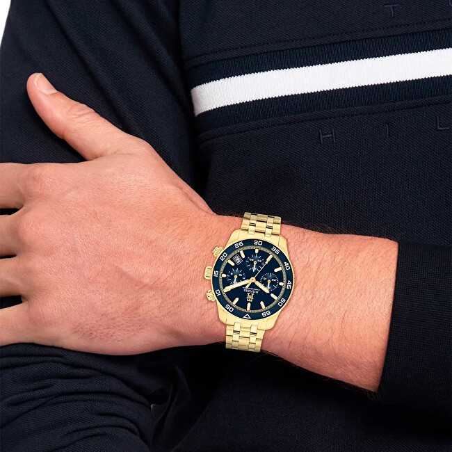 Laikrodis TOMMY HILFIGER 1792158. Kvarcas, Spalva mėlyna. Žmogus.