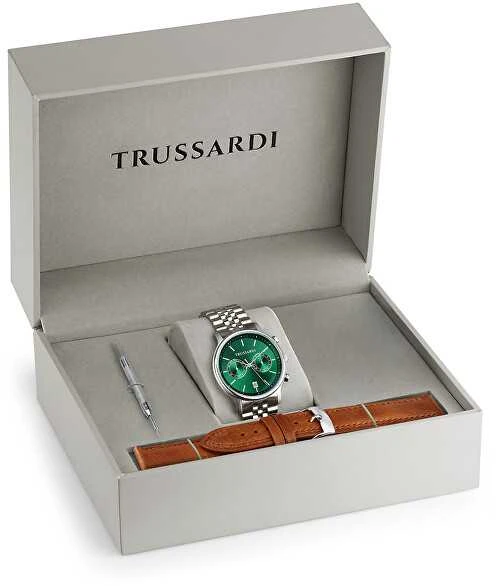 Laikrodis Trussardi Gift set T-Inedito R2453174001 + strap