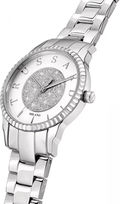 Laikrodis TRUSSARDI R2453144502. Kwarcowy, Kolor sidabrinė. Kobieta.