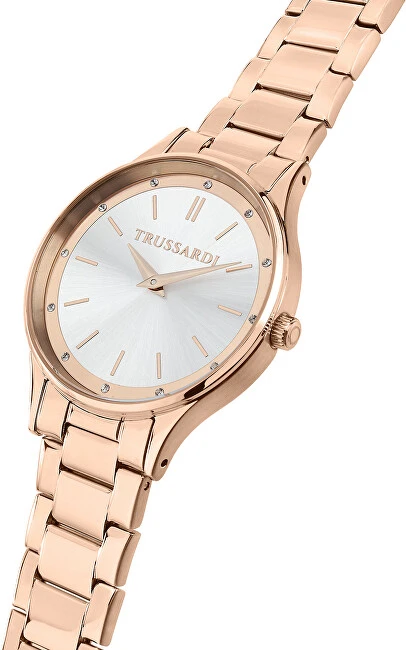 Laikrodis TRUSSARDI R2453152510. Kvarcas, Balta Spalva. Moteris.