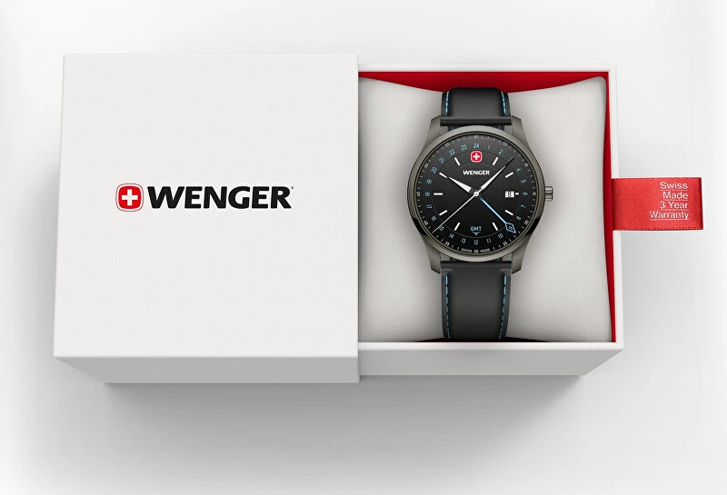 Laikrodis WENGER CITY GMT 01.1442.105