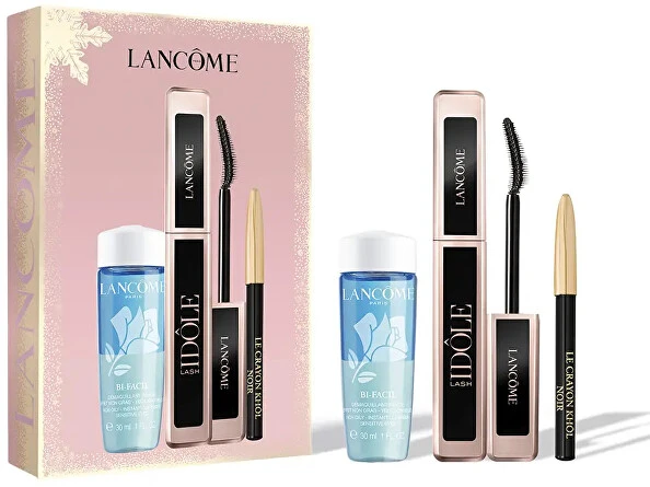 Set Lancome Lash Idole Blakstienų tušas 01 + Bifacil Eye 30ml + Khol Eye Pen Mini 027 Noir