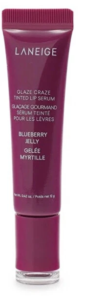 Laneige Glaze Craze Tinted Lip Serum lūpų balzamas-serumas su atspalviu, atspalvis: Blueberry Jelly, 12 g