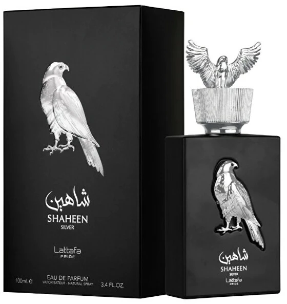 Lattafa Pride Shaheen Sidabrinis EDP parfumuotas vanduo unisex, 100 ml