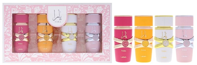Arabiškų kvepalų rinkinys moterims Lattafa Yara - My Yara Collection, 100 ml