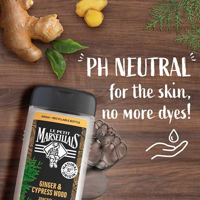 Le Petit Marseillais Ginger & Cypress Wood Dušo želė