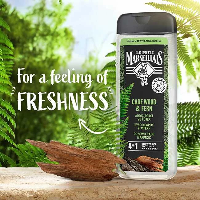 Le Petit Marseillais Cade Wood & Fern Dušo želė