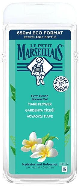 Le Petit Marseillais Extra Gentle Dušo želė Tiaré Flower Dušo želė