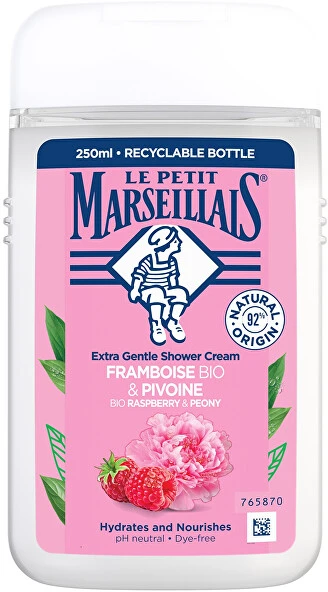 Le Petit Marseillais Extra Gentle Shower Kreminis Organic Raspberry & Peony Shower Kreminis
