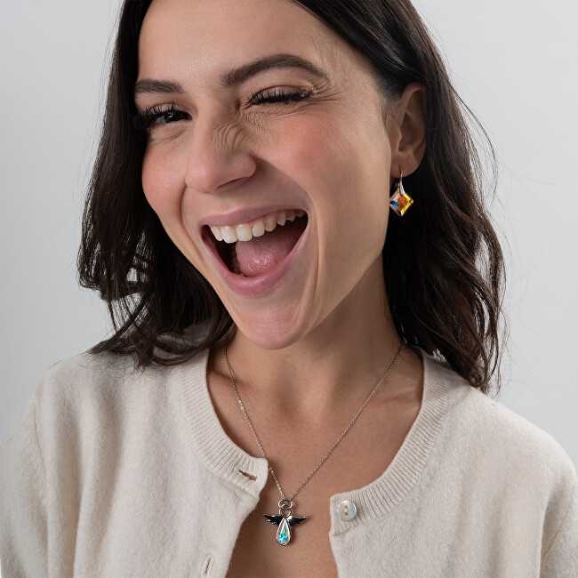 Levien Dark Crystal Necklace Angel Rafael