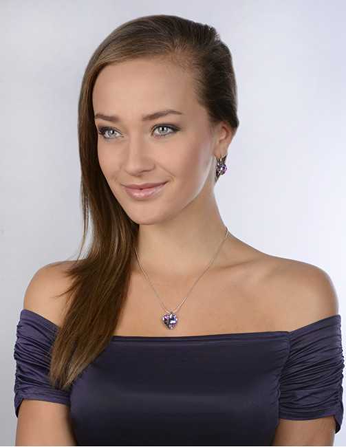 Levien Romantic pakabukas Heart Vitrail Light